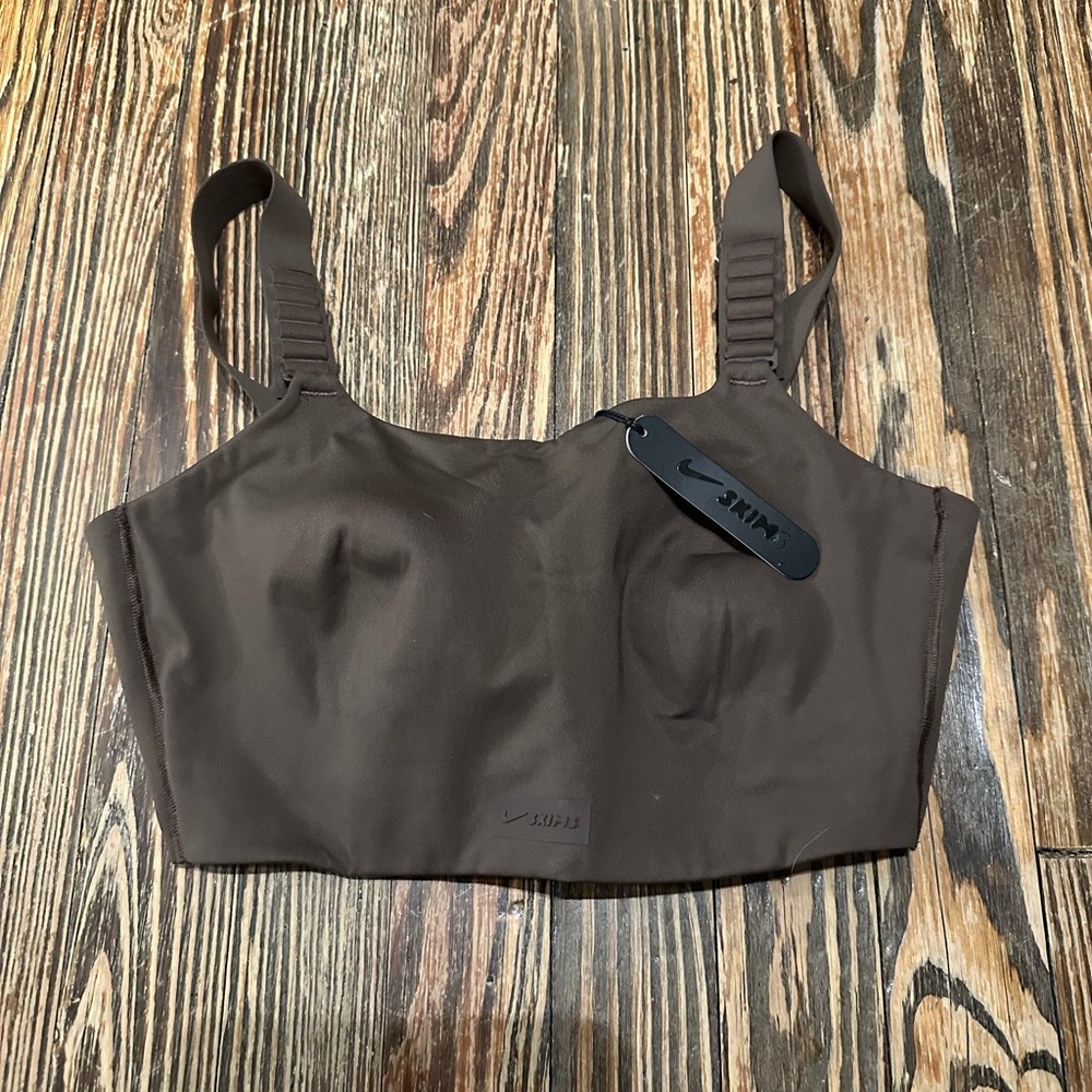 SKIMS Brown Bra